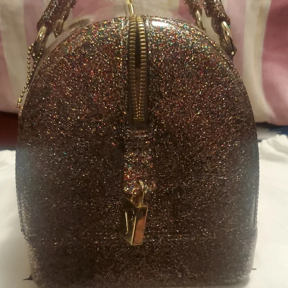 Furla Gold and Silver Satchel with Glamorous Metallic Finish - Picture 5 of 10